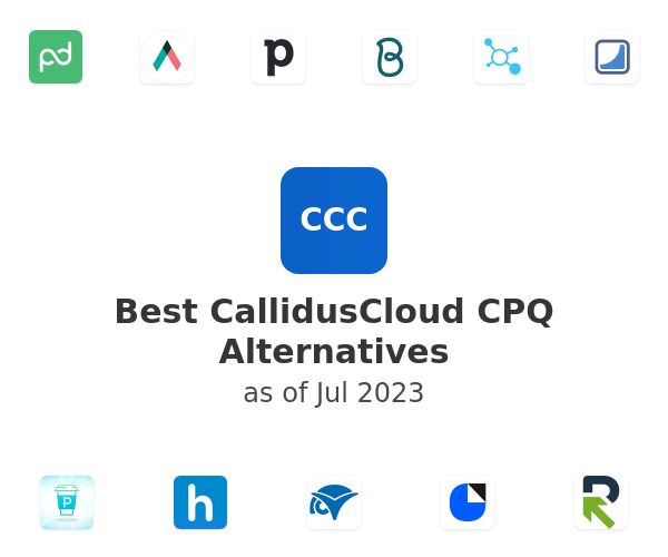 Best CallidusCloud CPQ Alternatives