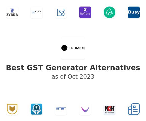 Best GST Generator Alternatives