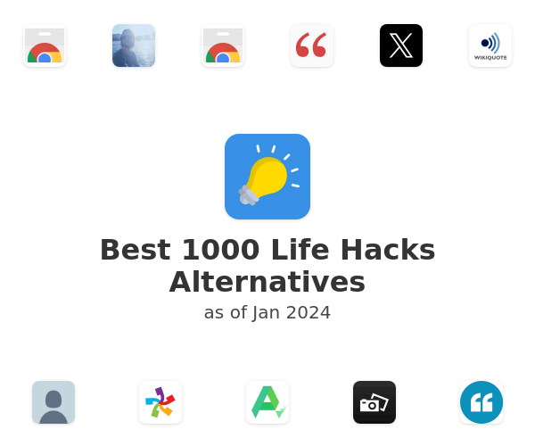 Best 1000 Life Hacks Alternatives