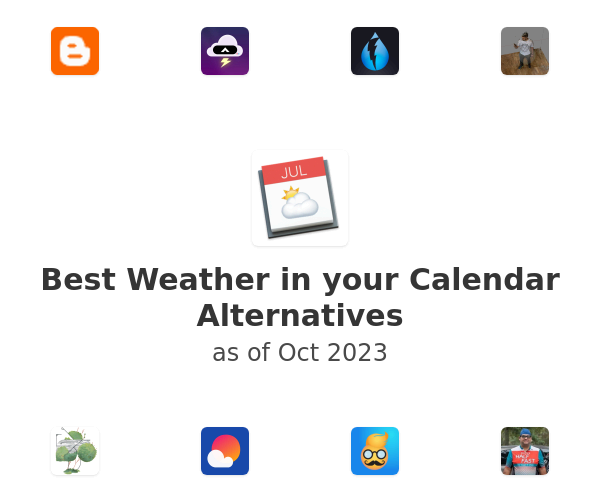 Best Weather in your Calendar Alternatives