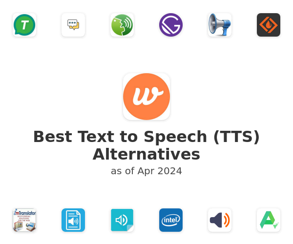 Best Text to Speech (TTS) Alternatives