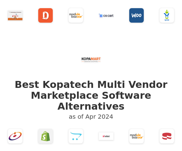 Best Kopatech Multi Vendor Marketplace Software Alternatives