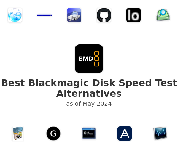Best Blackmagic Disk Speed Test Alternatives
