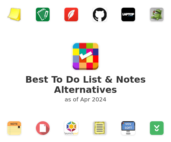 Best To Do List & Notes Alternatives
