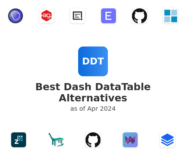 Best Dash DataTable Alternatives