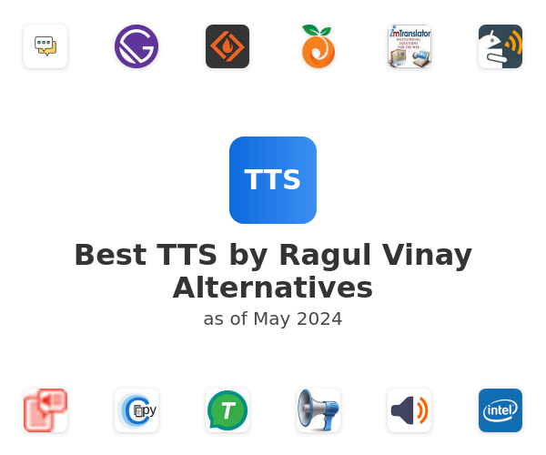 Best TTS by Ragul Vinay Alternatives