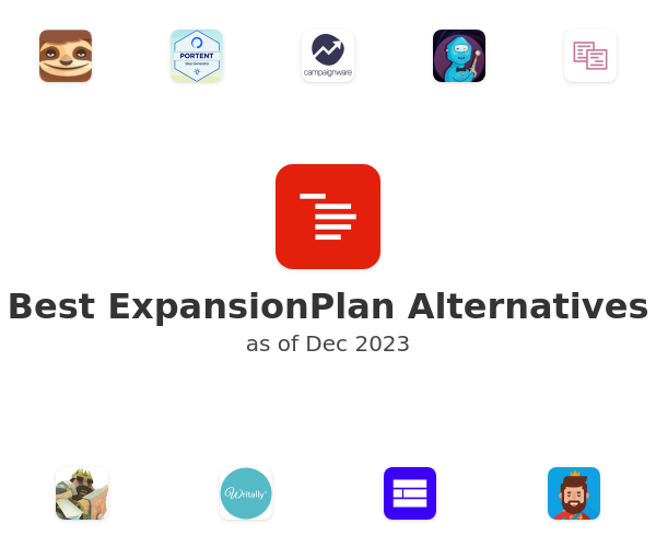 Best ExpansionPlan Alternatives