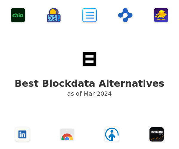 Best Blockdata Alternatives