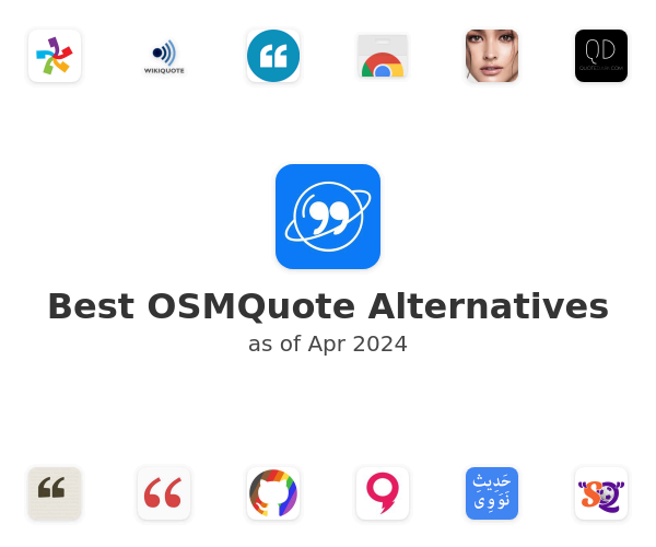 Best OSMQuote Alternatives