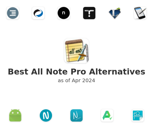 Best All Note Pro Alternatives