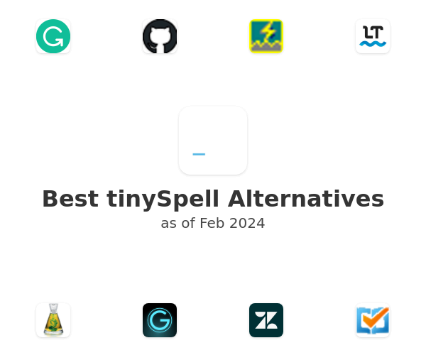 Best tinySpell Alternatives