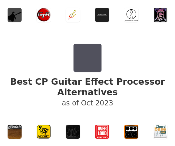 Best CP Guitar Effect Processor Alternatives