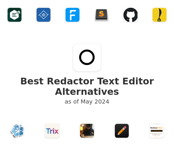 Best Redactor Text Editor Alternatives