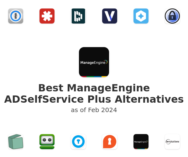 Best ManageEngine ADSelfService Plus Alternatives