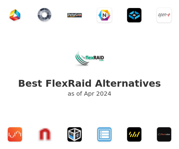 Best FlexRaid T-Raid Alternatives