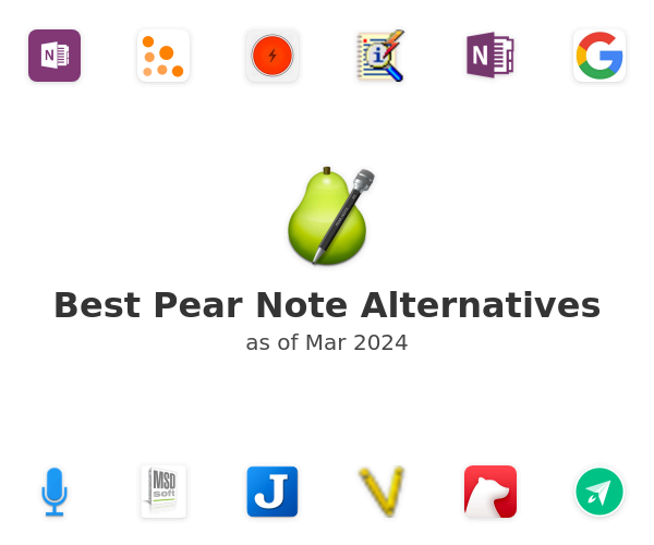 Best Pear Note Alternatives