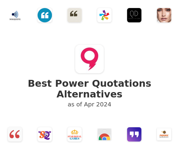 Best Power Quotations Alternatives