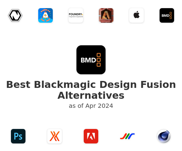 Best Blackmagic Design Fusion Alternatives