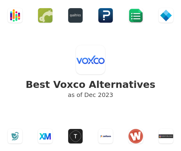 Best Voxco Survey Software Alternatives
