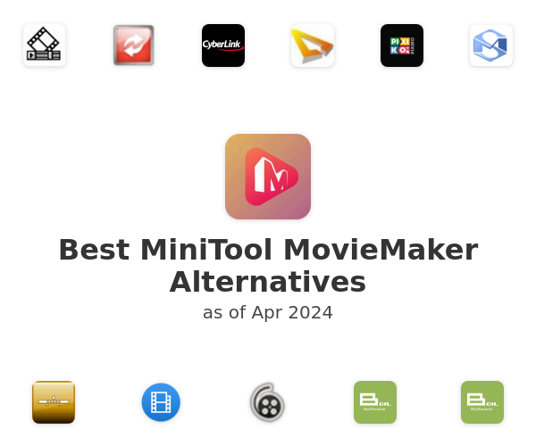 Best MiniTool MovieMaker Alternatives