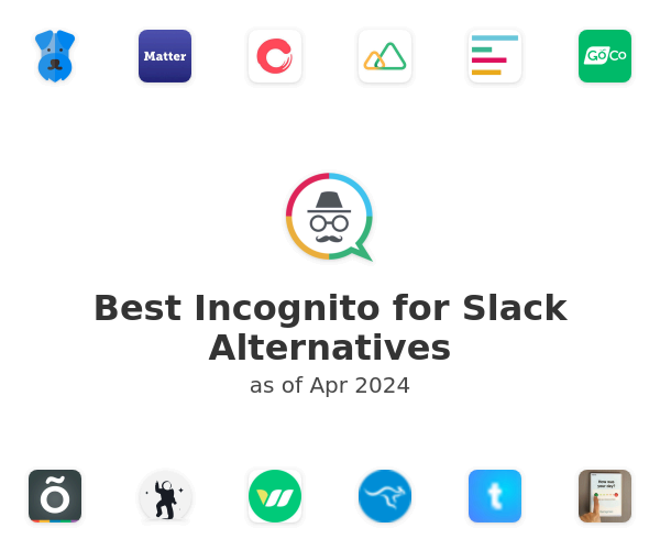 Best Incognito for Slack Alternatives