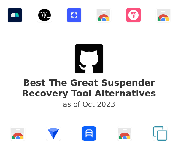 Best The Great Suspender Recovery Tool Alternatives