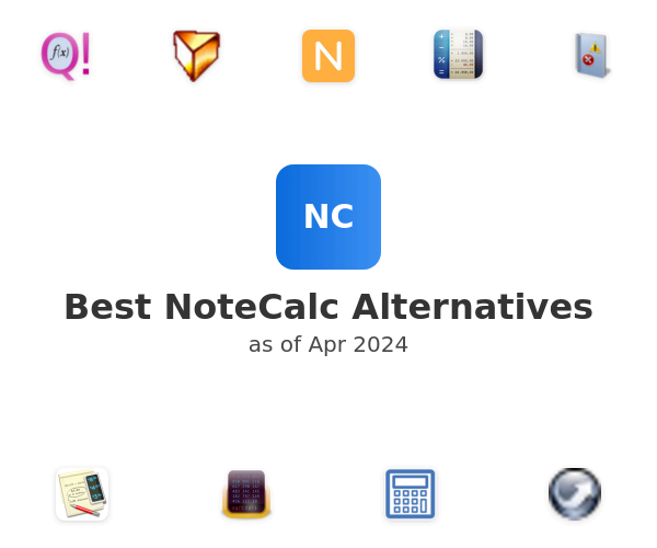 Best NoteCalc Alternatives