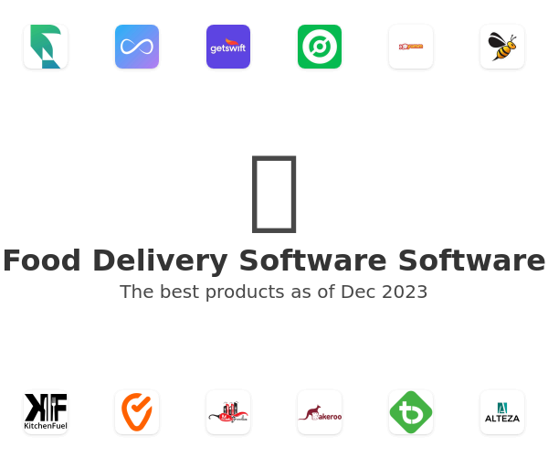 Food Delivery Software Software
