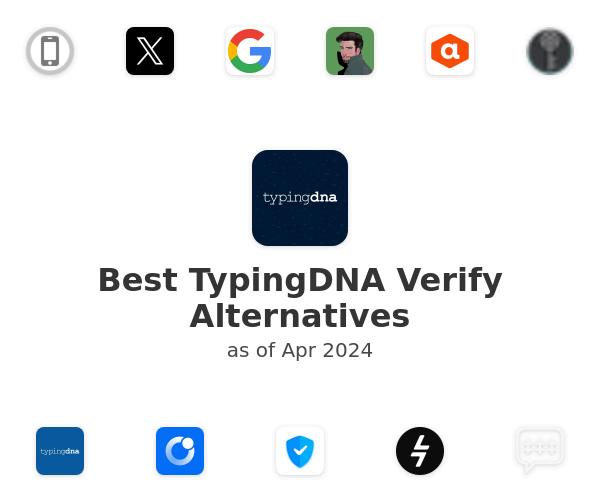 Best TypingDNA Verify Alternatives