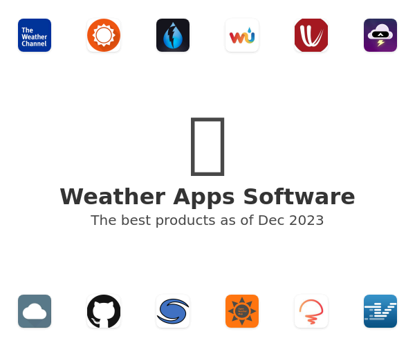 Weather Apps Software