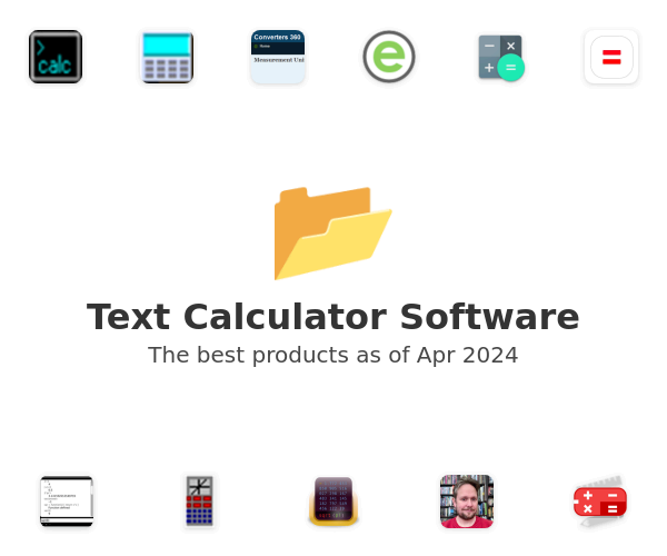 Text Calculator Software