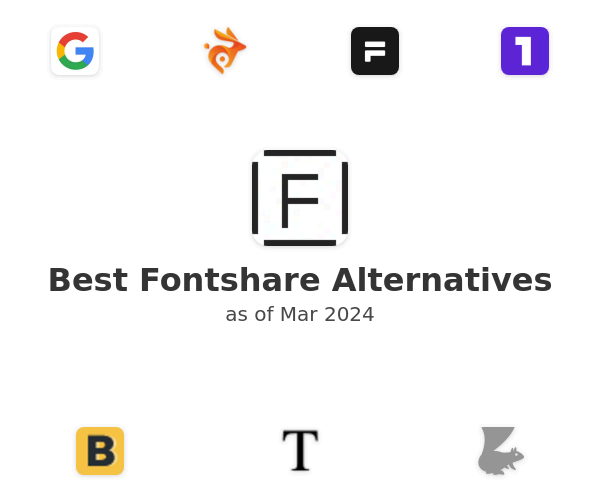 Best Fontshare Alternatives