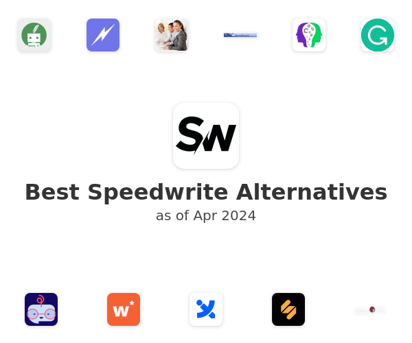 Best Speedwrite Alternatives