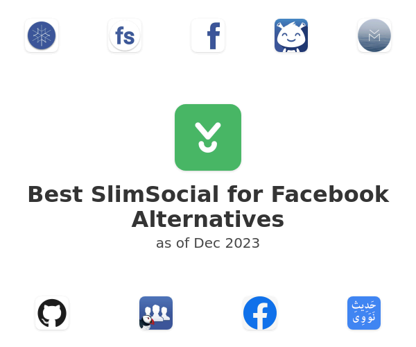 Best SlimSocial for Facebook Alternatives