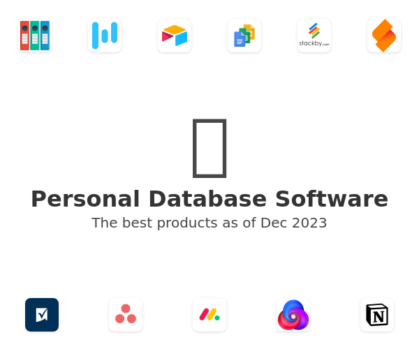 Personal Database Software