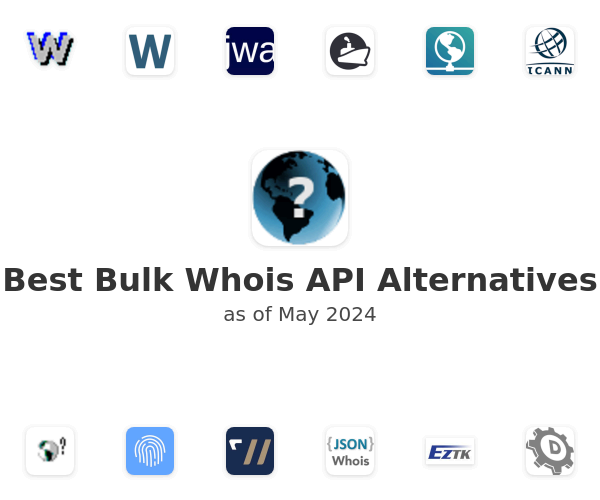 Best Bulk Whois API Alternatives