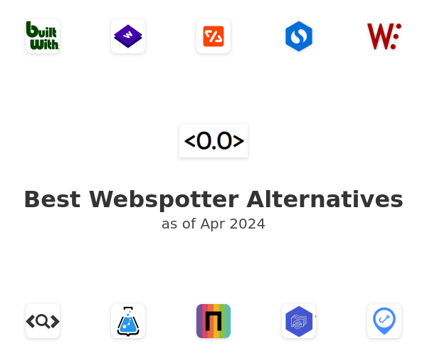 Best Webspotter Alternatives