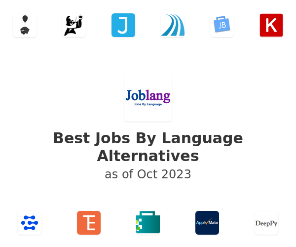 Best Jobs By Language Alternatives
