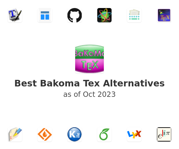 Best Bakoma Tex Alternatives