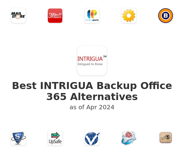 Best INTRIGUA Backup Office 365 Alternatives
