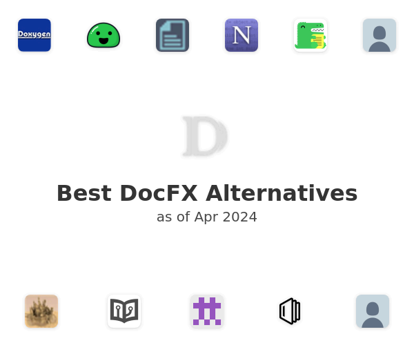 Best DocFX Alternatives