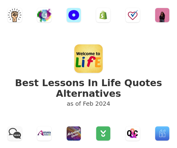 Best Lessons In Life Quotes Alternatives