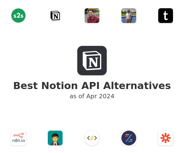 Best Notion API beta Alternatives