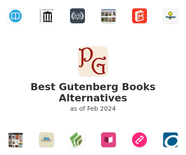 Best Gutenberg Books Alternatives