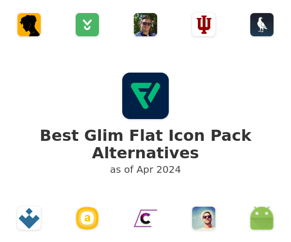 Best Glim Flat Icon Pack Alternatives
