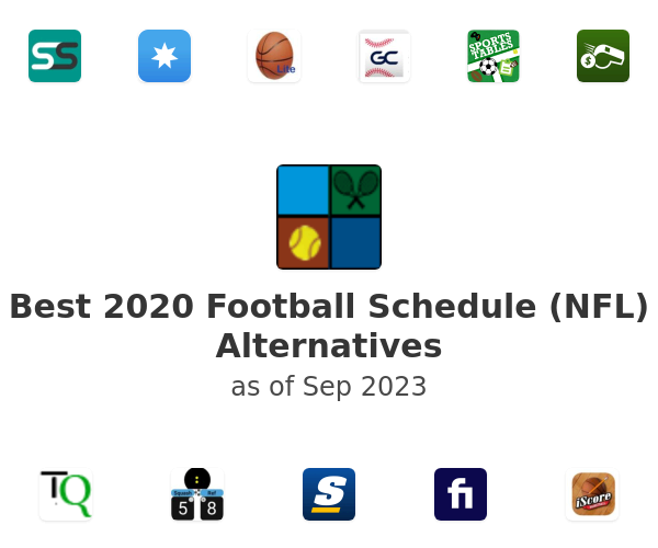 Best 2020 Football Schedule (NFL) Alternatives