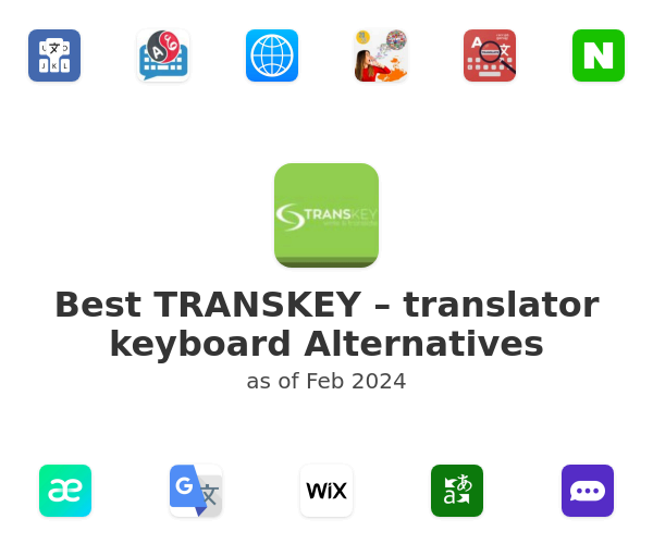 Best TRANSKEY – translator keyboard Alternatives