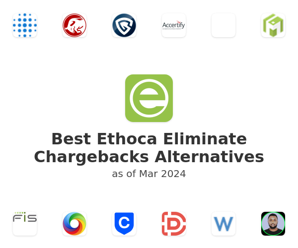 Best Ethoca Eliminate Chargebacks Alternatives
