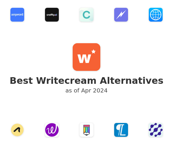 Best Writecream Alternatives