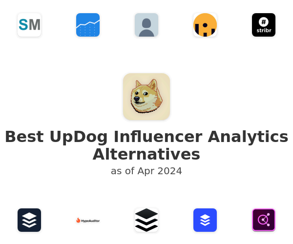 Best UpDog Influencer Analytics Alternatives